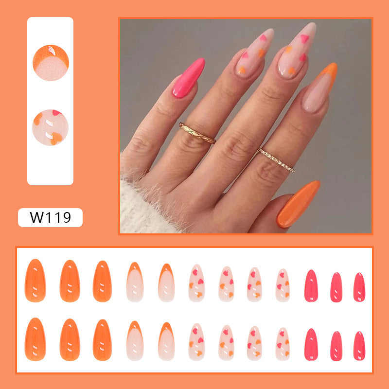 Summer Warm Love Press On Nails Wear Armor