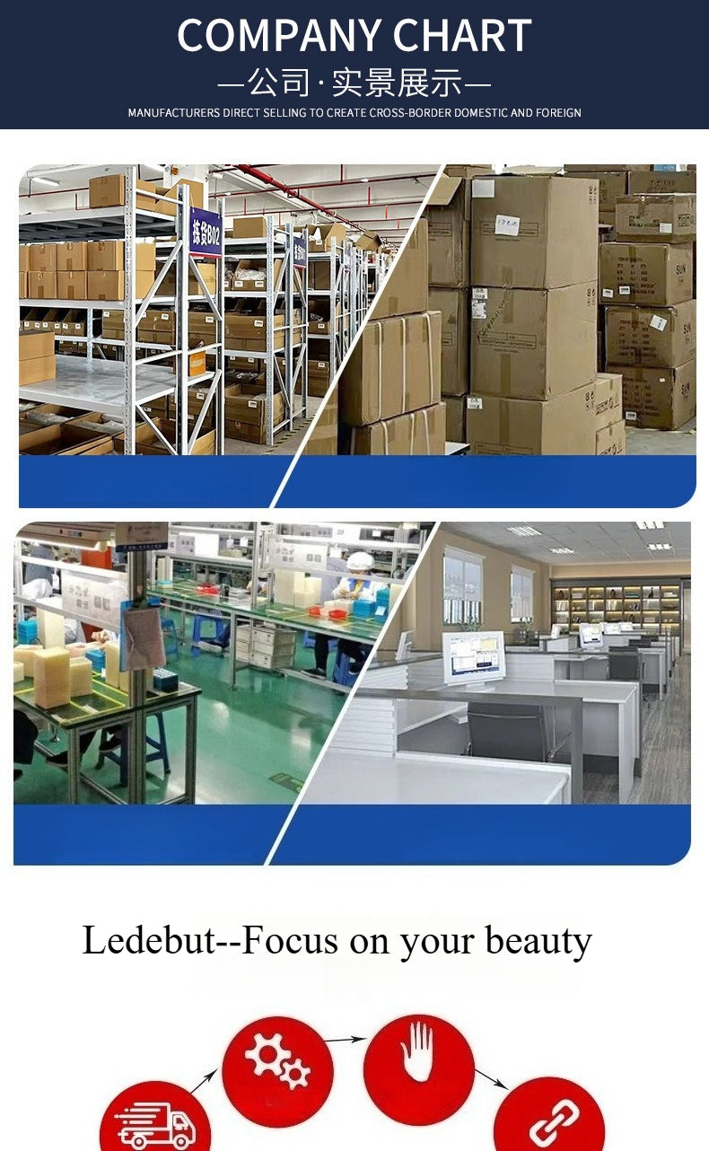 Uñas postizas con diseño de árbol de Navidad con copos de nieve – Línea dorada 