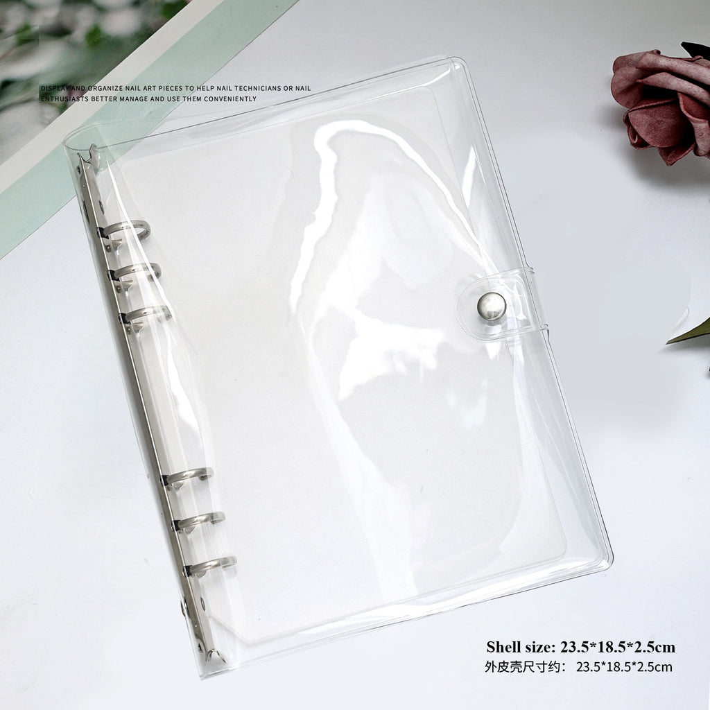 Press On Nails Storage Book – Nail Art Display Organizer, Reusable Collection Album for Fake Nail Tips 