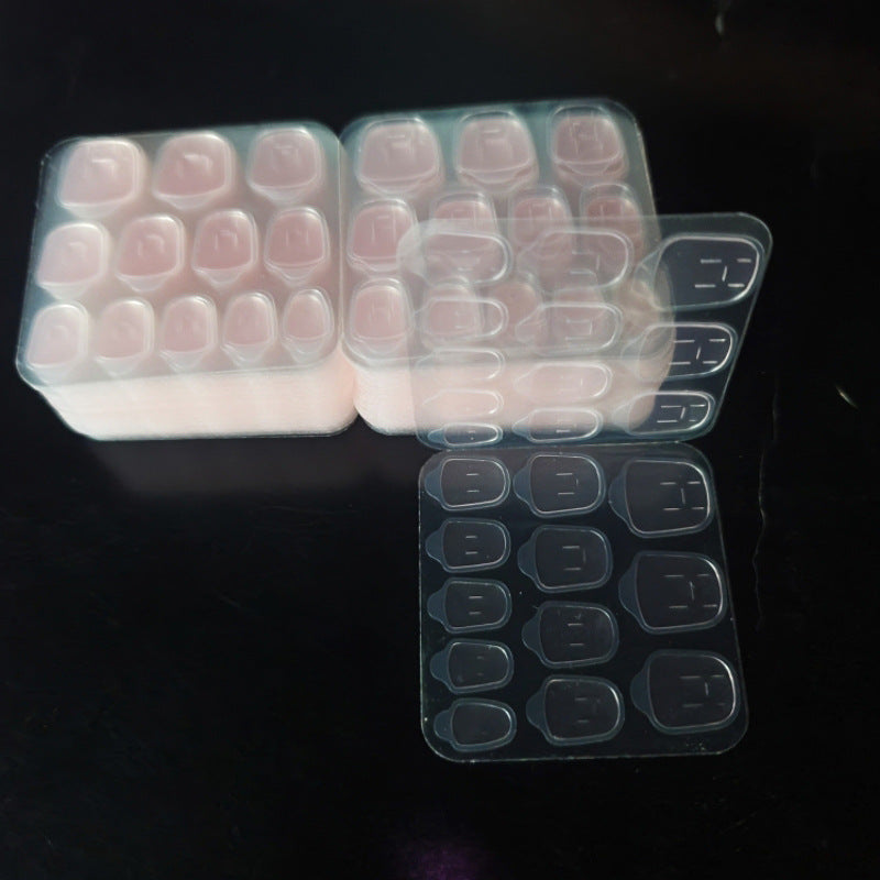 24pcs Nail Adhesive Tabs – Clear Jelly Double-Sided Stickers for Press On Nails 