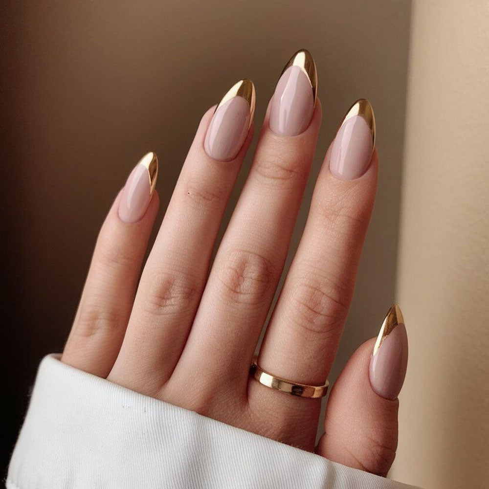 Almond Shape Press On Nails – Detachable Fake Nail Tips 