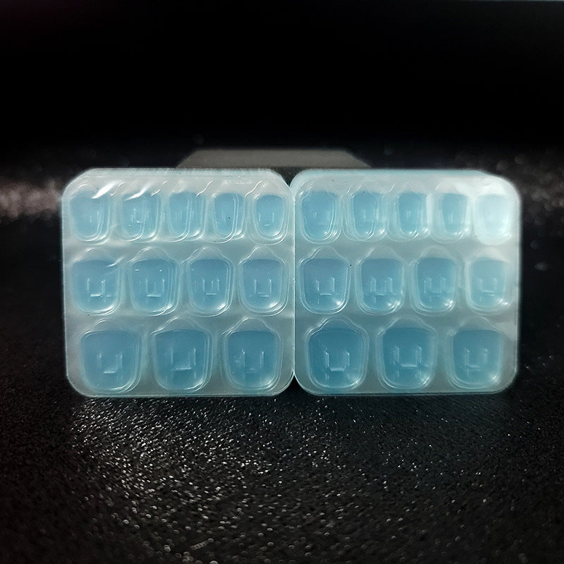 24pcs Nail Adhesive Tabs – Clear Jelly Double-Sided Stickers for Press On Nails 