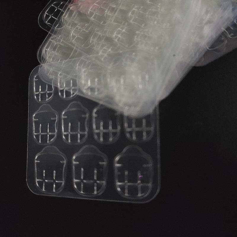 24pcs Nail Adhesive Tabs – Clear Jelly Double-Sided Stickers for Press On Nails 