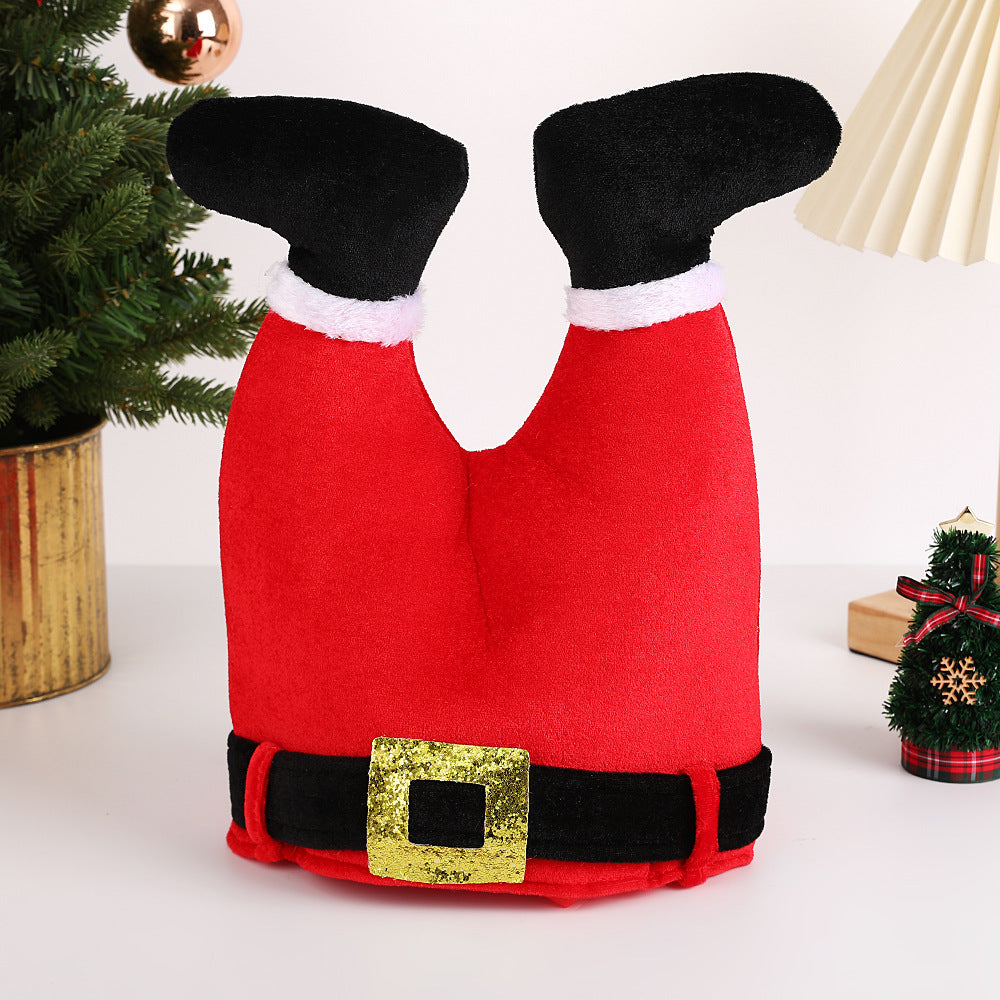 Christmas Party Hat Decoration – Santa, Elf & Clown Leg Hat Gift