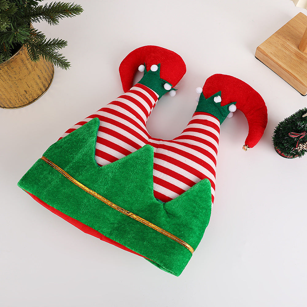 Christmas Party Hat Decoration – Santa, Elf & Clown Leg Hat Gift