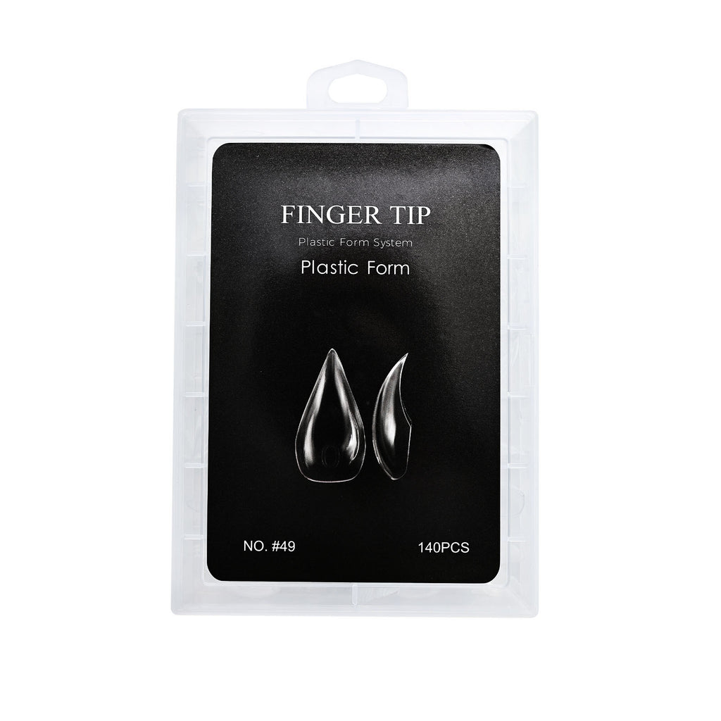 Reusable Stiletto Crystal Nail Forms – Quick Extension UV Gel &amp; Acrylic Nail Mold for DIY Manicure 