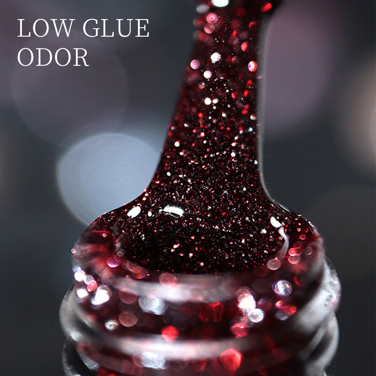 2025 Trending Burgundy Gel Polish Set – Sparkling Diamond Maillard Collection for Nail Salons