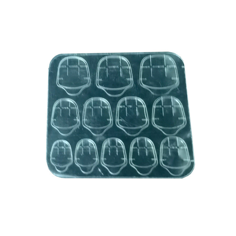 24pcs Nail Adhesive Tabs – Clear Jelly Double-Sided Stickers for Press On Nails 