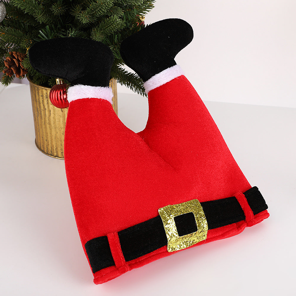 Christmas Party Hat Decoration – Santa, Elf & Clown Leg Hat Gift