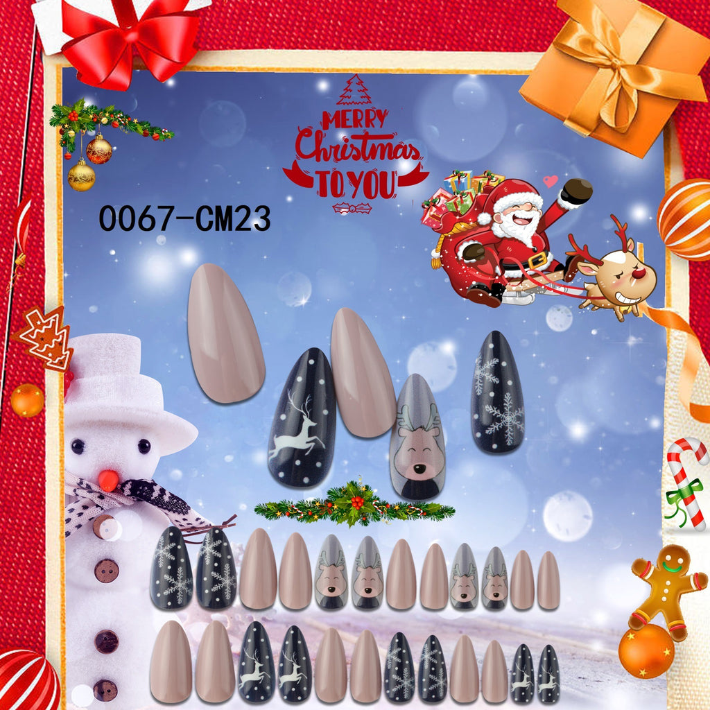 Uñas navideñas, accesorios para uñas